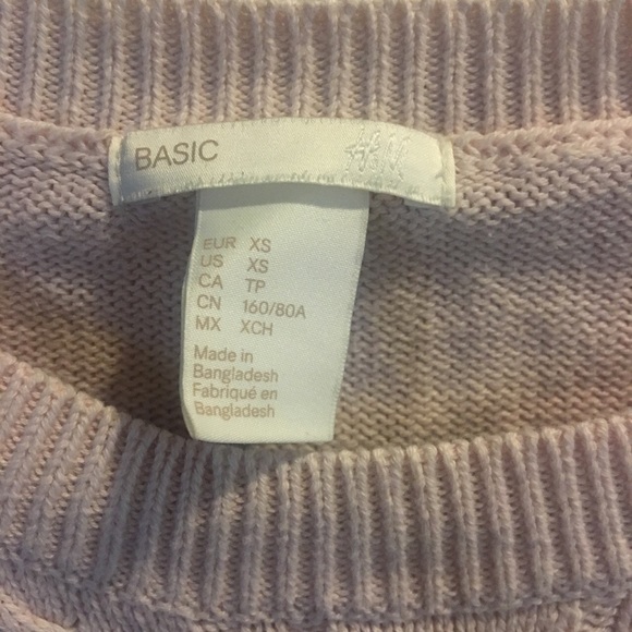 Light pink knitted sweater - Picture 2 of 2